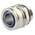 Adaptaflex Swivel, Conduit Fitting, 20mm Nominal Size, PG16, Brass, Silver