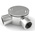 RS PRO Angle Box, Conduit Fitting, 25mm Nominal Size, 316 Stainless Steel, Silver