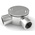 RS PRO Angle Box, Conduit Fitting, 25mm Nominal Size, 316 Stainless Steel, Silver