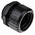 Adaptaflex Straight, Conduit Fitting, 40mm Nominal Size, M40, Nylon 66, Black