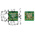 RE907, Double Sided Extender Board Adapter Adapter With Adaption Circuit Board FR4 12.5 x 12.5 x 1.5mm