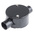 RS PRO Through Box, Conduit Fitting, (Dia) 20mm Nominal Size, PVC, Black