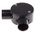 RS PRO Angle Box, Conduit Fitting, (Dia) 25mm Nominal Size, PVC, Black