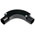 RS PRO Inspection Bend, Conduit Fitting, (Dia) 25mm Nominal Size, PVC, Black