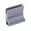 RS PRO Grey PVC Flat Cable Clamp, 8mm Max. Bundle