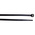 RS PRO Cable Tie, 150mm x 3.6 mm, Black Nylon, Pk-100