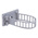RS PRO Grey Nylon Adjustable Clamp, 22mm Max. Bundle