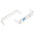 RS PRO Natural Aluminium Open Arm Clip, 10mm Max. Bundle