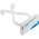 RS PRO Natural Nylon Bunny Clip, 12.7mm Max. Bundle