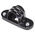 RS PRO Black Steel Saddle Clamp, 20mm Max. Bundle
