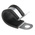 RS PRO Black Plated Steel P Clamp, 14mm Max. Bundle
