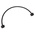 RS PRO Door Kit Conduit, 10mm Nominal Diameter, Plastic, Black