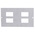 Legrand 3 Compartment Data Module x 100 mm