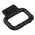 HellermannTyton Black PVC Retaining Clip