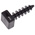 HellermannTyton Self Adhesive Black Cable Tie Mount 12 mm x 30mm, 9mm Max. Cable Tie Width