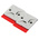 HellermannTyton Self Adhesive White Cable Tie Mount 19 mm x 19mm, 4.4mm Max. Cable Tie Width