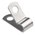 RS PRO Silver Aluminium Cable Clip, 6.4mm Max. Bundle