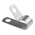 RS PRO Silver Aluminium Cable Clip, 9.5mm Max. Bundle