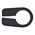 RS PRO Black PE Cable Clip, 17.8mm Max. Bundle