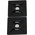 RS PRO Self Adhesive Black Cable Tie Mount 28.6 mm x 28.6mm, 5.5mm Max. Cable Tie Width