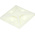 RS PRO Self Adhesive Natural Cable Tie Mount 38.5 mm x 38.5mm, 10.2mm Max. Cable Tie Width