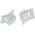 HellermannTyton Self Adhesive Natural Cable Tie Mount 17 mm x 25mm, 8mm Max. Cable Tie Width