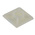 RS PRO Self Adhesive Natural Cable Tie Mount 26.3 mm x 26.3mm, 5mm Max. Cable Tie Width