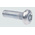 Bright Zinc Plated Pan Steel Tamper Proof Security Screw, M4 x 12mm