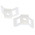 RS PRO Natural Cable Tie Mount 14.7 mm x 30mm, 9.3mm Max. Cable Tie Width