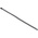 RS PRO Cable Tie, Ladder, 225mm x 7 mm, Black Polyester Coated Stainless Steel, Pk-100
