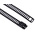RS PRO Cable Tie, Ladder, 300mm x 7 mm, Black Polyester Coated Stainless Steel, Pk-100
