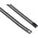 RS PRO Cable Tie, Ladder, 610mm x 7 mm, Black Polyester Coated Stainless Steel, Pk-100