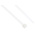 RS PRO Cable Tie, 368mm x 4.8 mm, Natural Nylon, Pk-100