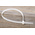 RS PRO Cable Tie, 380mm x 7.6 mm, Natural Nylon, Pk-100