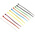 RS PRO Cable Tie, 100mm x 2.5 mm, Assorted Nylon, Pk-1000