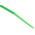 RS PRO Cable Tie, 100mm x 2.5 mm, Green Nylon, Pk-100