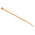 RS PRO Cable Tie, 100mm x 2.5 mm, Orange Nylon, Pk-100