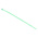 RS PRO Cable Tie, 165mm x 2.5 mm, Green Nylon, Pk-100
