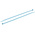 RS PRO Cable Tie, 203mm x 2.5 mm, Blue Nylon, Pk-100