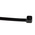 RS PRO Cable Tie, 190mm x 4.8 mm, Black Nylon, Pk-100