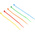 RS PRO Cable Tie, 100mm x 2.5 mm, Assorted Nylon, Pk-250