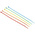 RS PRO Cable Tie, 203mm x 2.5 mm, Assorted Nylon, Pk-250