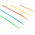 RS PRO Cable Tie, 385mm x 4.8 mm, Assorted Nylon, Pk-250