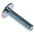 Bright Zinc Plated Steel Roofing Bolt, M6 x 25mm