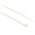 RS PRO Cable Tie, 100mm x 2.5 mm, White Nylon, Pk-100