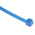 RS PRO Cable Tie, 200mm x 3.6 mm, Blue Nylon, Pk-100