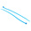 RS PRO Cable Tie, 200mm x 3.6 mm, Blue Nylon, Pk-100