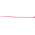 RS PRO Cable Tie, 203mm x 3.6 mm, Pink Nylon, Pk-100