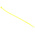 RS PRO Cable Tie, 203mm x 3.6 mm, Yellow Nylon, Pk-100