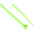RS PRO Cable Tie, 203mm x 3.6 mm, Green Nylon, Pk-100